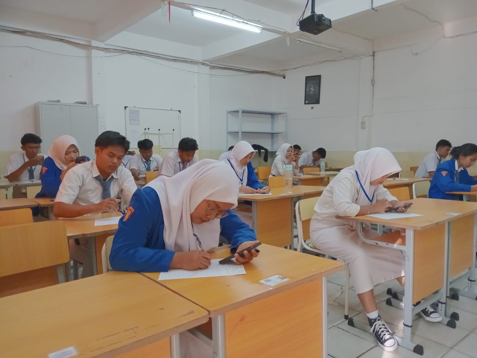  Semangat Mengikuti  Penilaian Sumatif Kelas Akhir